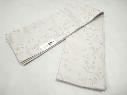 平和屋着物●両面　半幅帯　色紙重ね文　CABL1088hy