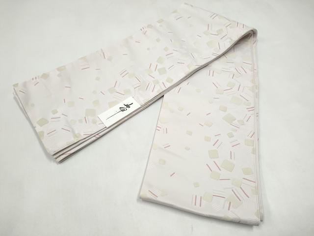 平和屋着物●両面　半幅帯　色紙重ね文　CABL1088hy