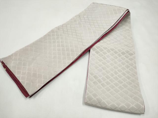 平和屋着物●森英恵・HANAE MORI　両面　半幅帯　南天文　CABL1091hy