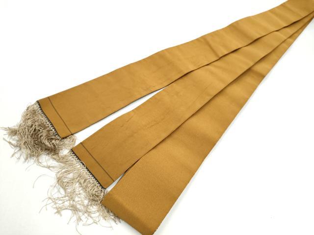 平和屋着物●男性　爪搔き本綴れ　角帯　芝翫茶色　共箱付き　正絹　逸品　CABL1099hy
