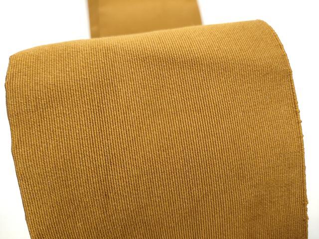平和屋着物●男性　爪搔き本綴れ　角帯　芝翫茶色　共箱付き　正絹　逸品　CABL1099hy