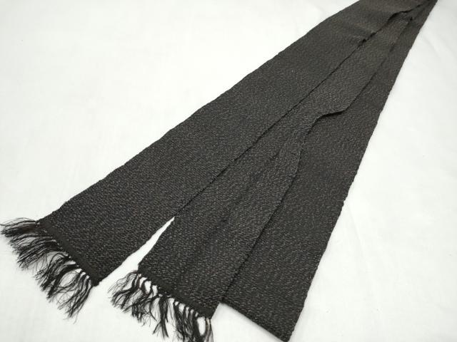 平和屋着物●男性　本場筑前博多織　角帯　霞文　一重帯　正絹　逸品　CABL1125hy
