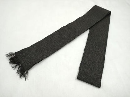 平和屋着物●男性　本場筑前博多織　角帯　霞文　一重帯　正絹　逸品　CABL1125hy