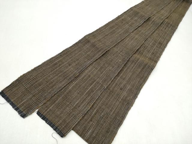 平和屋着物●男性　角帯　紬地　霞文　一重帯　正絹　逸品　CABL1127hy