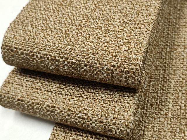 平和屋着物●男性　本場筑前博多織　角帯　霞文　正絹　逸品　CABL1131hy
