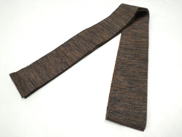 平和屋着物●男性　角帯　紬地　霞文　正絹　逸品　CABL1132hy