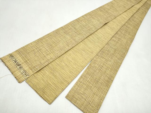 平和屋着物●男性　本場筑前博多織　角帯　霞文　証紙付き　正絹　逸品　CABL1133hy