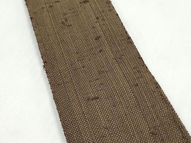 平和屋着物●男性　角帯　本場筑前博多織　霞文　正絹　逸品　CABL1134hy