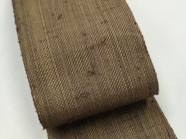 平和屋着物●男性　角帯　本場筑前博多織　霞文　正絹　逸品　CABL1134hy