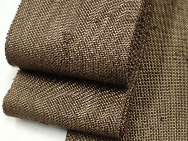 平和屋着物●男性　角帯　本場筑前博多織　霞文　正絹　逸品　CABL1134hy