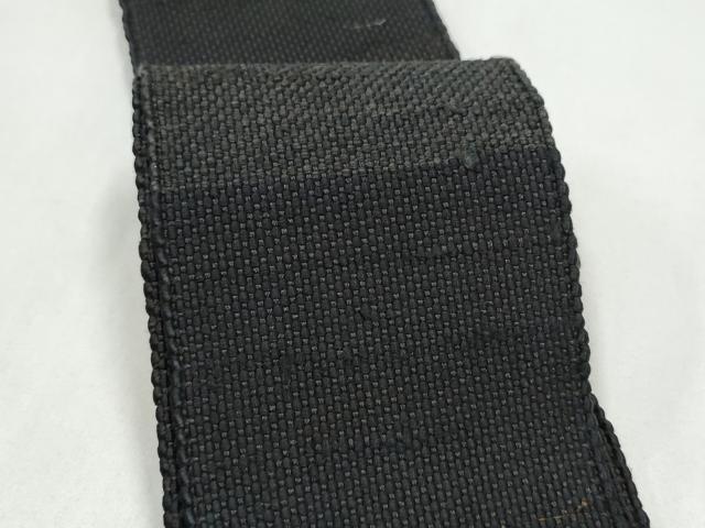 平和屋着物●男性　本場筑前博多織　角帯　霞文　正絹　逸品　CABL1135hy