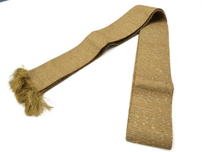 平和屋着物●男性　本場筑前博多織　角帯　霞文　正絹　逸品　CABL1136hy