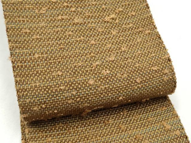 平和屋着物●男性　本場筑前博多織　角帯　霞文　正絹　逸品　CABL1136hy