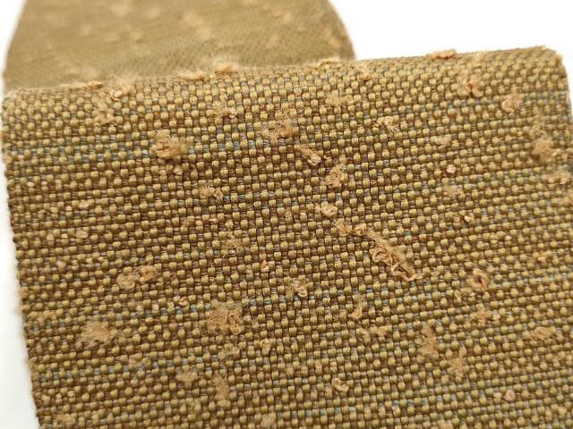 平和屋着物●男性　本場筑前博多織　角帯　霞文　正絹　逸品　CABL1136hy