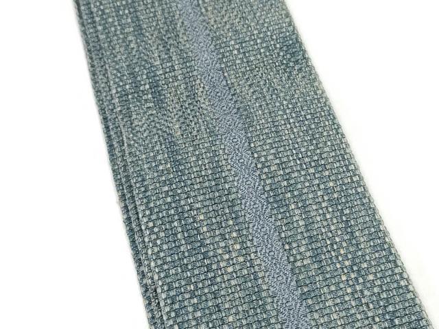 平和屋着物●男性　本場筑前博多織　角帯　霞文　証紙付き　正絹　逸品　CABL1139hy