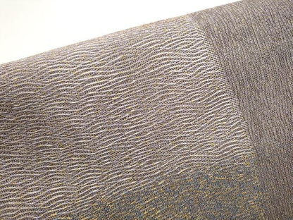 平和屋着物●つけ帯　霞文　金糸　正絹　逸品　CABL1155hy