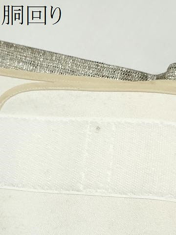 平和屋着物●つけ帯　流水文　金銀糸　正絹　逸品　CABL1156hy