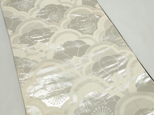 平和屋着物●紫綬褒章　巨匠『岩田専太郎』　両面　六通柄袋帯　鳳凰更紗花文　金彩　正絹　逸品　CABL1165hy