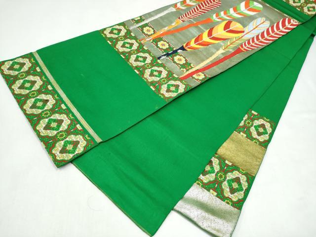 平和屋着物●六通柄　本袋帯　悦生錦　金銀糸　正絹　逸品　CABL1167hy