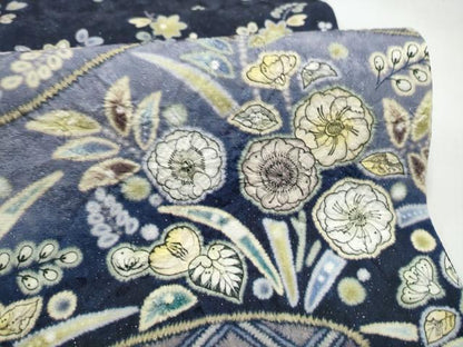 平和屋着物●全通柄袋帯　絞り　辻が花　銀通し地　正絹　逸品　CABL1178hy