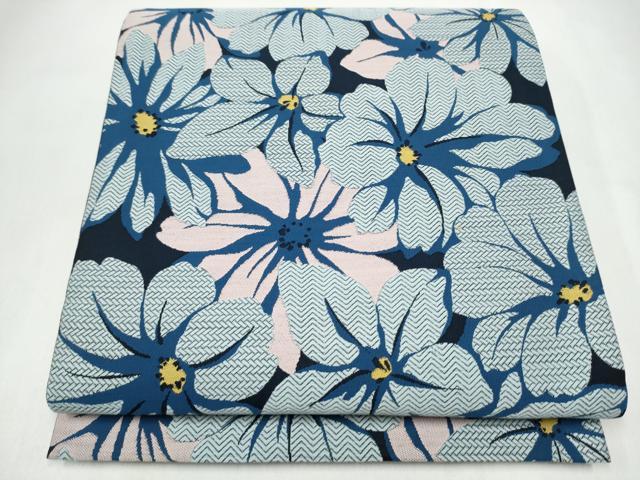 平和屋着物●両面　全通柄袋帯　舞花文　正絹　逸品　CABL1192hy