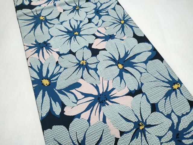 平和屋着物●両面　全通柄袋帯　舞花文　正絹　逸品　CABL1192hy