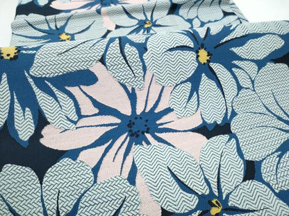 平和屋着物●両面　全通柄袋帯　舞花文　正絹　逸品　CABL1192hy