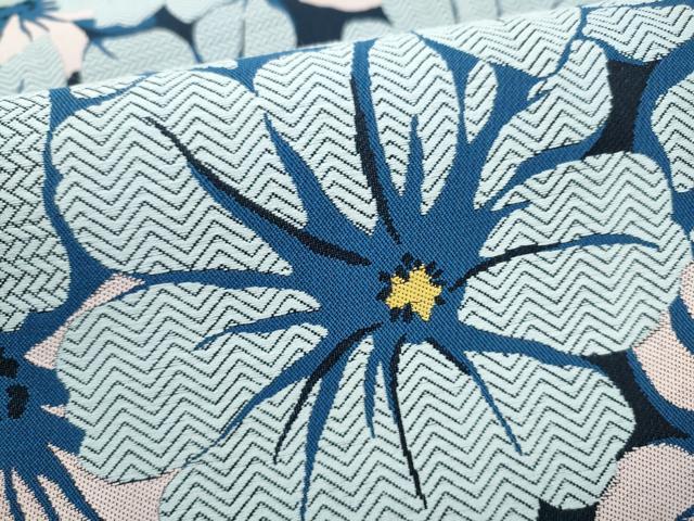 平和屋着物●両面　全通柄袋帯　舞花文　正絹　逸品　CABL1192hy