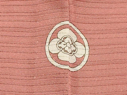 平和屋着物＊夏物　色無地　変わり絽　真赭色　正絹　逸品　CABL1201tx