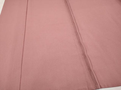 平和屋着物＊夏物　色無地　絽　退紅色　反端付き　正絹　逸品　CABL1204tx