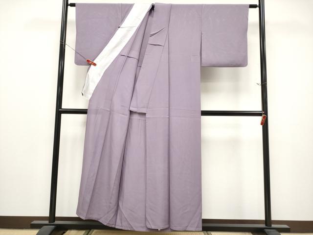 平和屋着物＊夏物　色無地　絽　紅藤色　正絹　逸品　CABL1206tx
