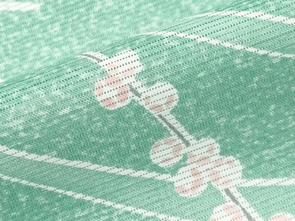平和屋着物＊夏物　小紋　絽　枝花文　洗える着物　CABL1208tx