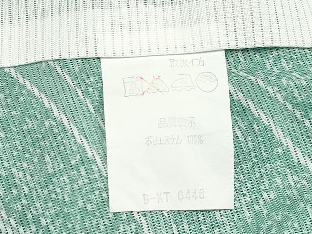 平和屋着物＊夏物　小紋　絽　枝花文　洗える着物　CABL1208tx
