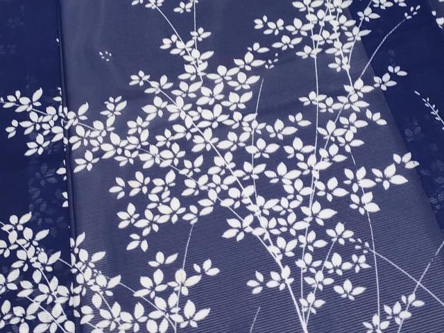 平和屋着物＊夏物　訪問着　絽　枝花文　洗える着物　CABL1210tx