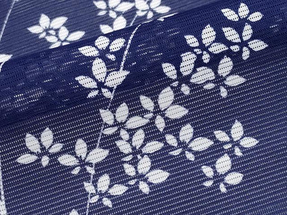 平和屋着物＊夏物　訪問着　絽　枝花文　洗える着物　CABL1210tx