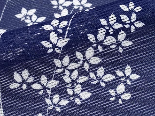 平和屋着物＊夏物　訪問着　絽　枝花文　洗える着物　CABL1210tx