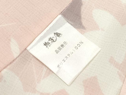 平和屋着物＊夏物　撫松庵　小紋・浴衣兼用　セオアルファ　薔薇　洗える着物　CABL1212tx