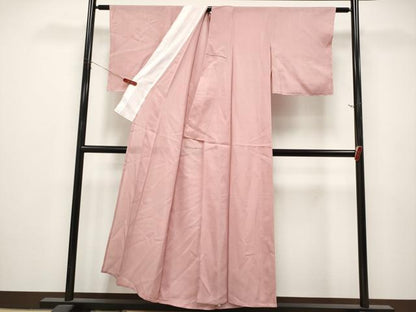 平和屋着物＊夏物　色無地　絽　珊瑚色　正絹　逸品　未使用　CABL1219tx