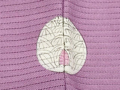 平和屋着物＊夏物　色無地　絽　二藍色　正絹　逸品　CABL1222tx