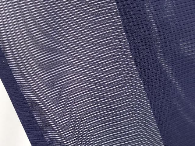 平和屋着物＊夏物　色無地　絽　紺青色　正絹　逸品　CABL1226tx