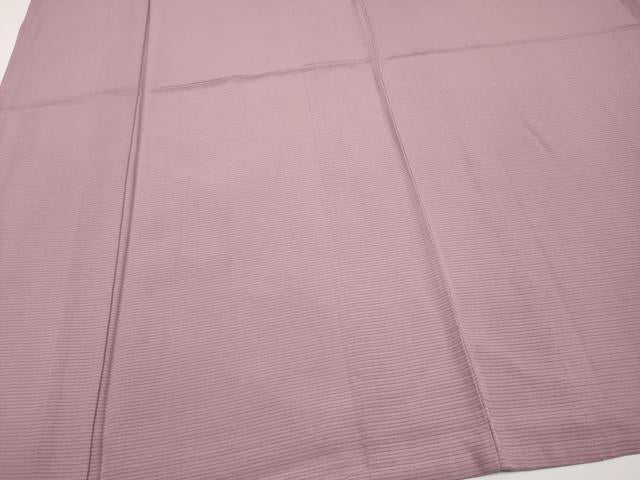 平和屋着物＊夏物　色無地　絽　薄柿色　正絹　逸品　CABL1227tx