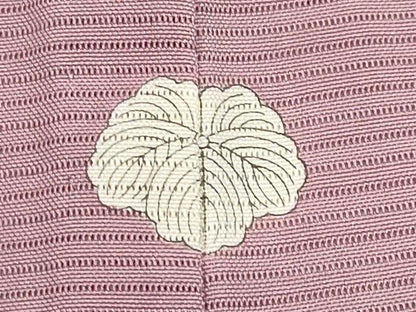 平和屋着物＊夏物　色無地　絽　薄柿色　正絹　逸品　CABL1227tx