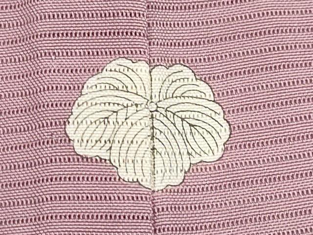 平和屋着物＊夏物　色無地　絽　薄柿色　正絹　逸品　CABL1227tx