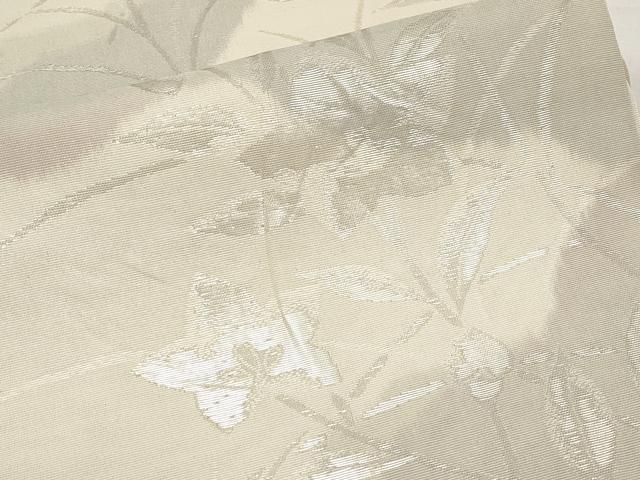 平和屋着物＊夏物　六通柄袋帯　桔梗　銀糸　正絹　逸品　CABL1232tx