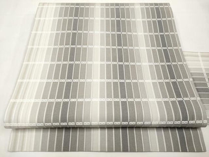 平和屋着物＊夏物　九寸名古屋帯　格子柄　正絹　逸品　CABL1267tx