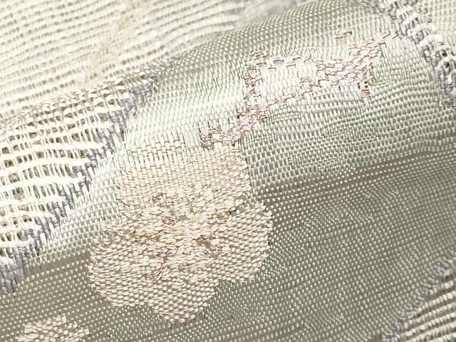 平和屋着物＊夏物　八寸名古屋帯　梅　竹　金銀糸　正絹　逸品　CABL1279tx