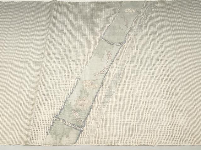 平和屋着物＊夏物　八寸名古屋帯　梅　竹　金銀糸　正絹　逸品　CABL1279tx