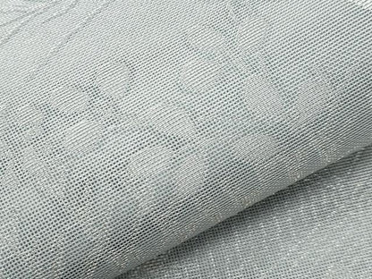 平和屋着物＊夏物　六通柄袋帯　籬草花文　銀糸　正絹　逸品　CABL1285tx