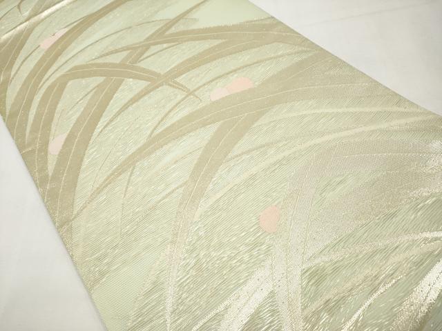 平和屋着物＊夏物　六通柄袋帯　ホタル　金糸　正絹　逸品　未使用　CABL1294tx