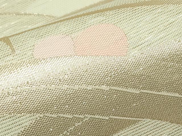 平和屋着物＊夏物　六通柄袋帯　ホタル　金糸　正絹　逸品　未使用　CABL1294tx